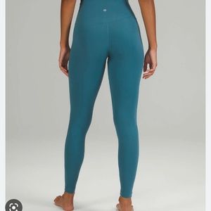 NWT Lululemon Align HR 25 size 6 capture blue